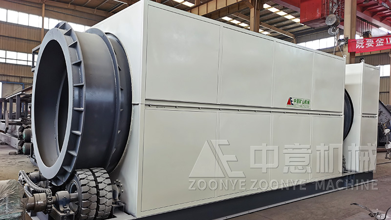 填埋場垃圾篩分生產(chǎn)線滾筒篩工廠實拍圖片 填埋場垃圾篩分生產(chǎn)線滾筒篩工廠實拍圖片